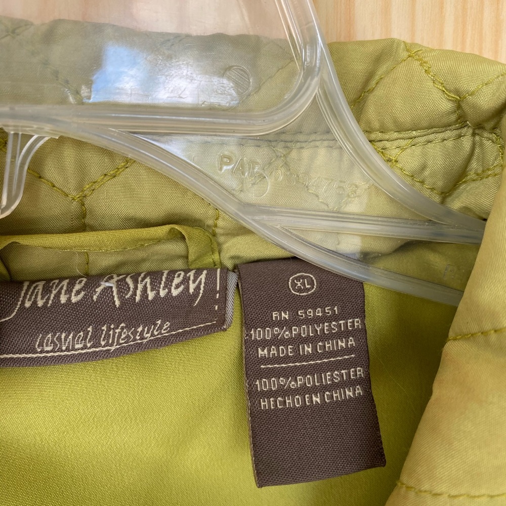 Lime green spring jacket